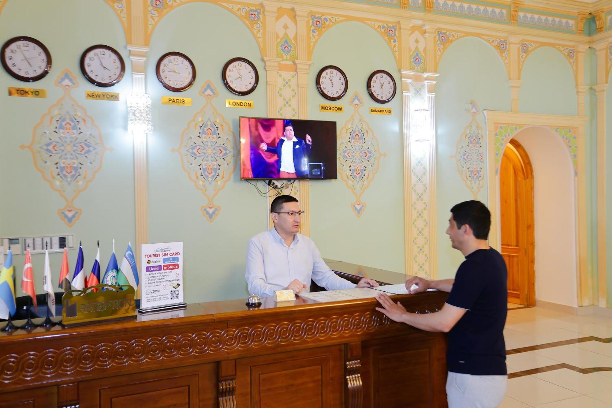 Hotel Yangi Sharq Samarkanda Zewnętrze zdjęcie